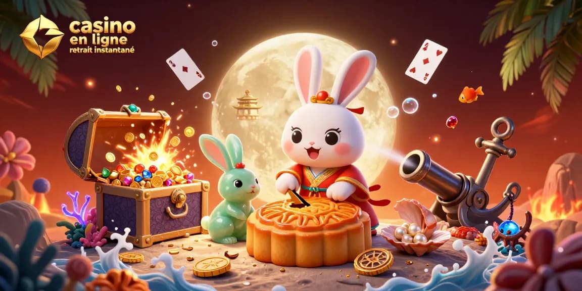 Immergez-vous dans l'univers du casino en ligne retrait instantané avec une illustration de jeu vibrante.