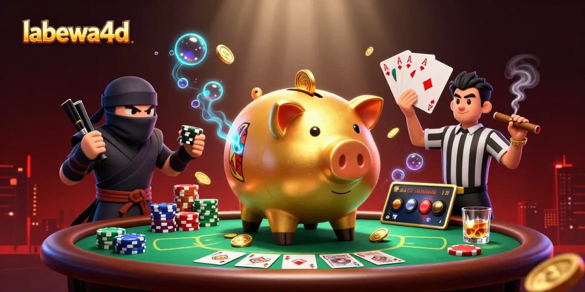 Menangkan permainan di labewa4d dengan ilustrasi kasino yang hidup dan penuh aksi.