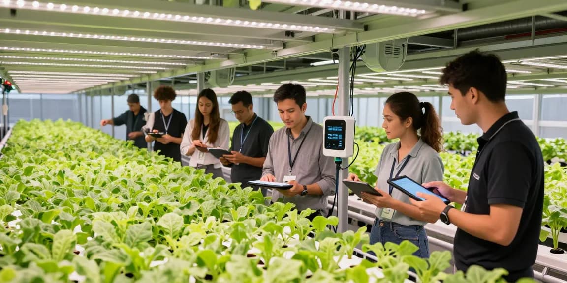 CIKA4D slot integrated into modern indoor agriculture facility showcasing innovative grow systems and professional teamwork.