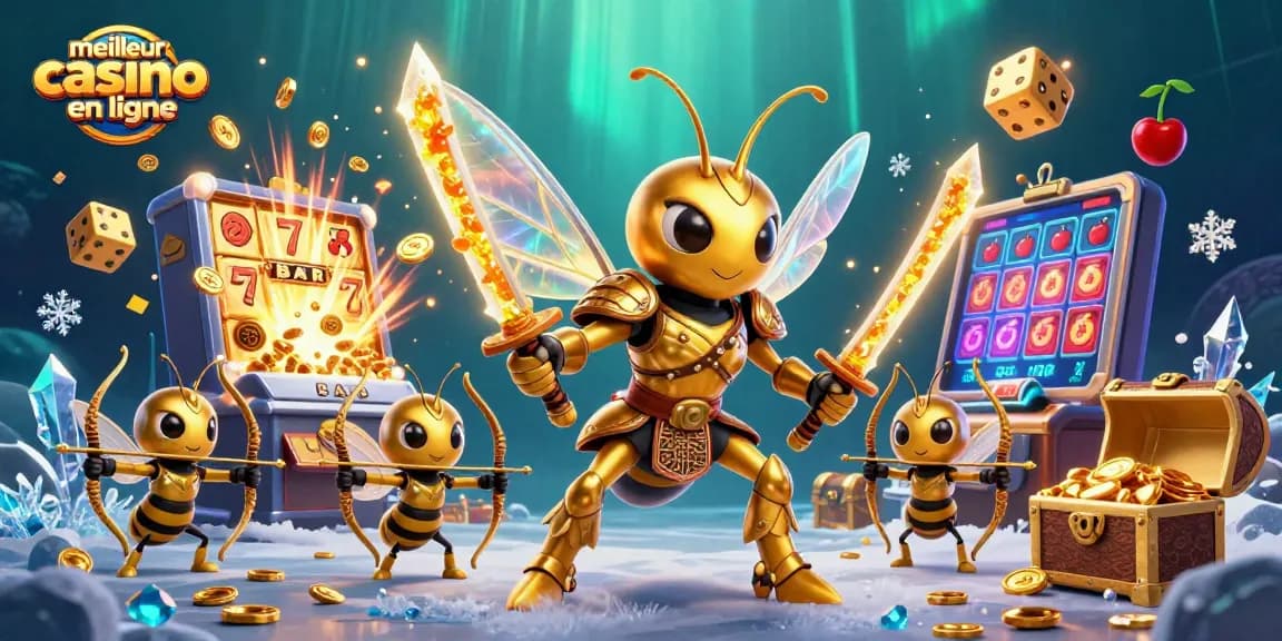 Jouez sur le meilleur casino en ligne avec l'illustration dynamique et immersive.