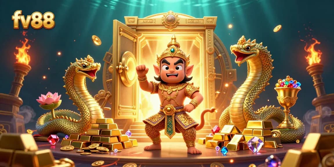 Win big at fv88 with the vibrant 3D casino guardians, treasures, and exciting slots!