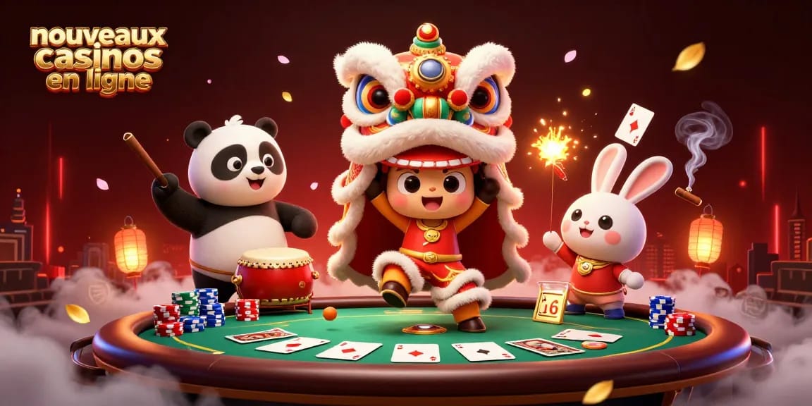 Plongez dans l'univers des nouveaux casinos en ligne avec un spectacle de danse du lion