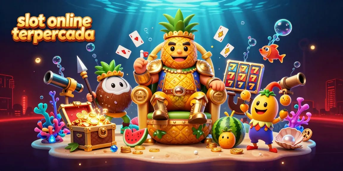 Slot online terpercaya menghadirkan atmosfer kasino dengan karakter kartun 3D dan elemen permainan yang menawan.