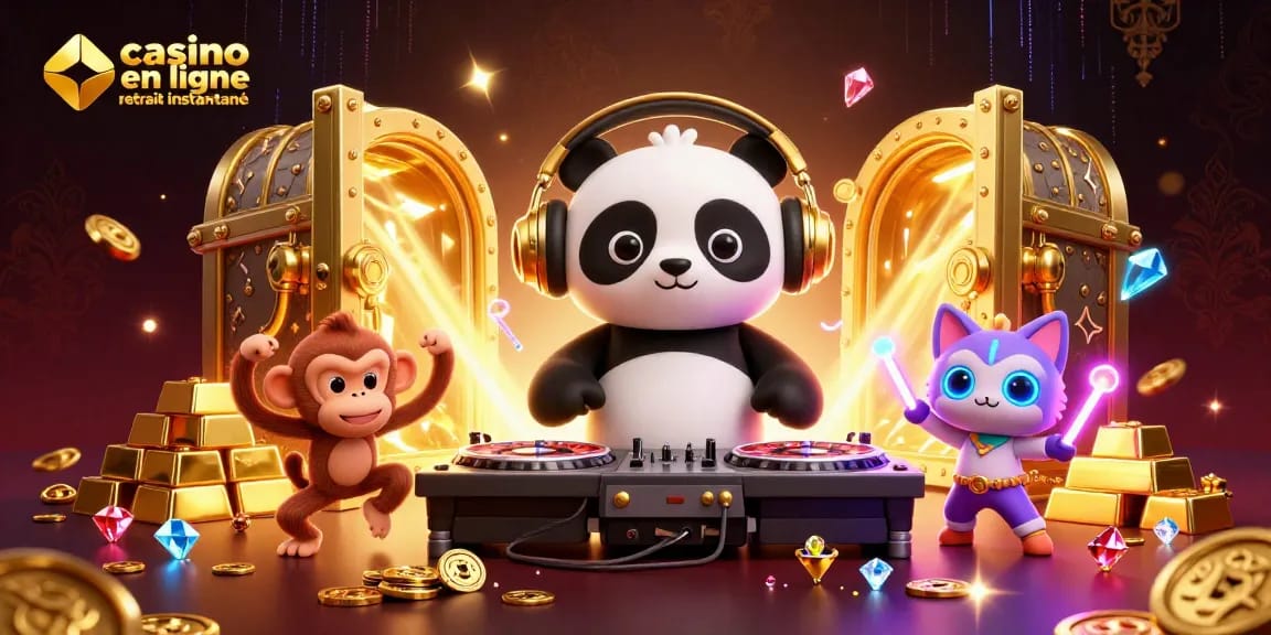 Obtenez des gains instantanés au casino en ligne retrait instantané avec des aventures animées.