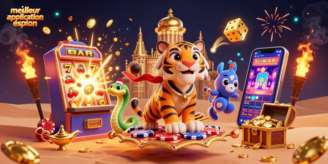 Visitez la meilleure application espion tout en jouant à votre jeu de casino préféré.
