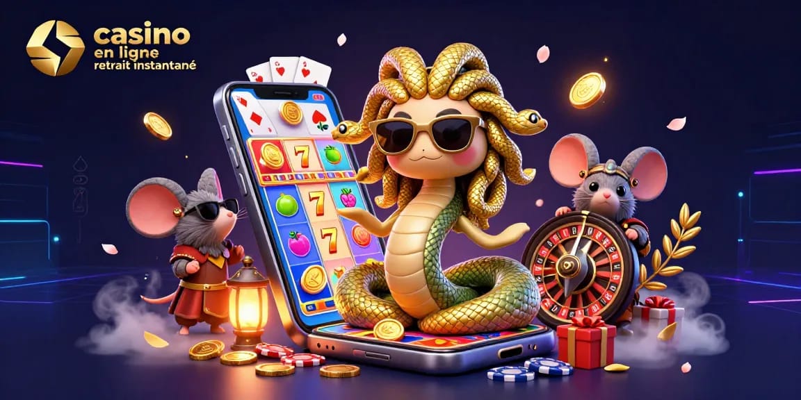 Gagnez avec le casino en ligne retrait instantané à travers une illustration captivante
