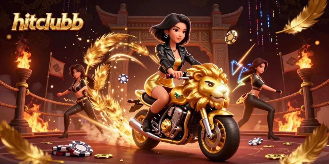 Experience winning action at hitclubb with a luxurious 3D casino illustration featuring dynamic characters.