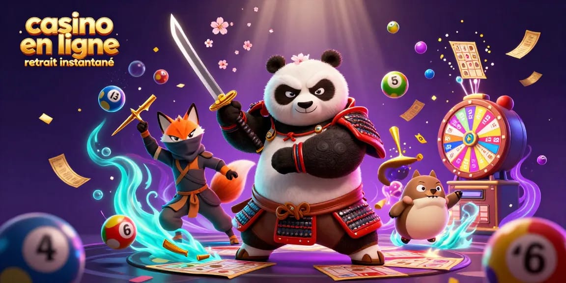 Profitez du jeu au casino en ligne retrait instantané avec une animation 3D captivante.