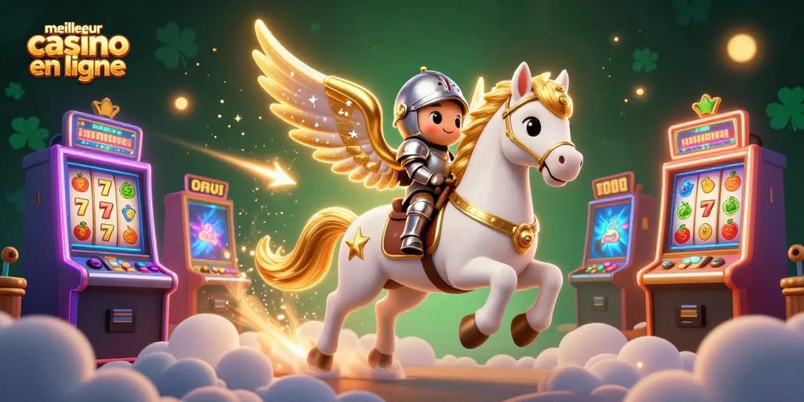 Découvrez le meilleur casino en ligne à travers une scène dynamique de jeux de machines à sous.