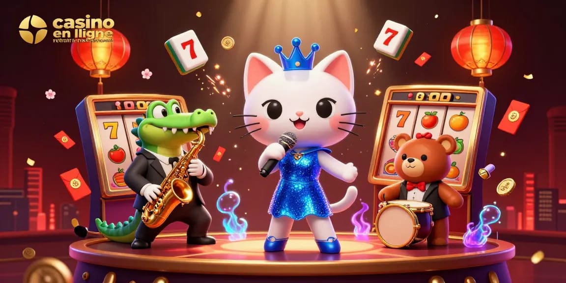 Découvrez un spectacle captivant de casino en ligne retrait instantané avec des personnages animés.