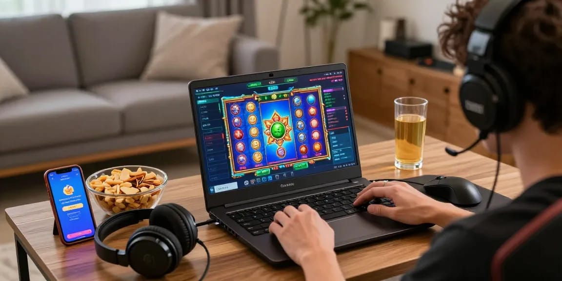 Pengalaman bermain jnetoto secara online di rumah dengan grafis slot yang menarik.