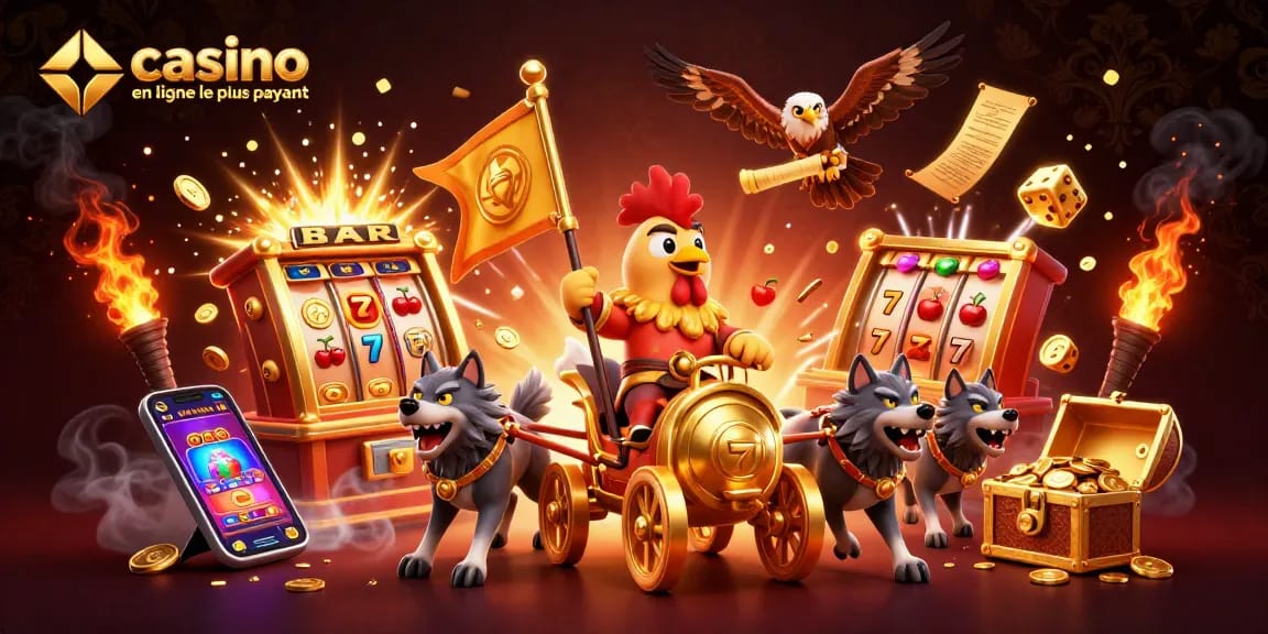 Le casino en ligne le plus payant vous attend avec un seigneur coq et des jackpots éclatants.