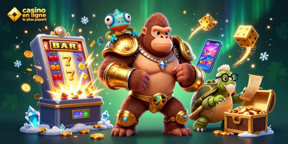 Un jeu captivant sur un casino en ligne le plus payant avec des personnages colorés et des éléments de jeu dynamiques.