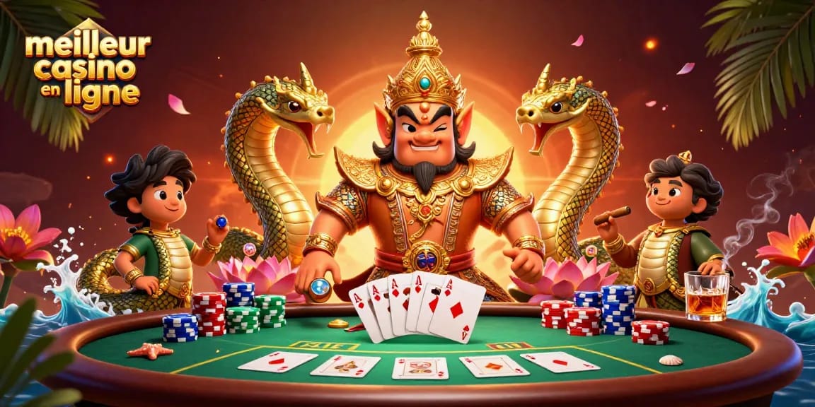 Découvrez les atouts du meilleur casino en ligne avec une illustration dynamique captivante.