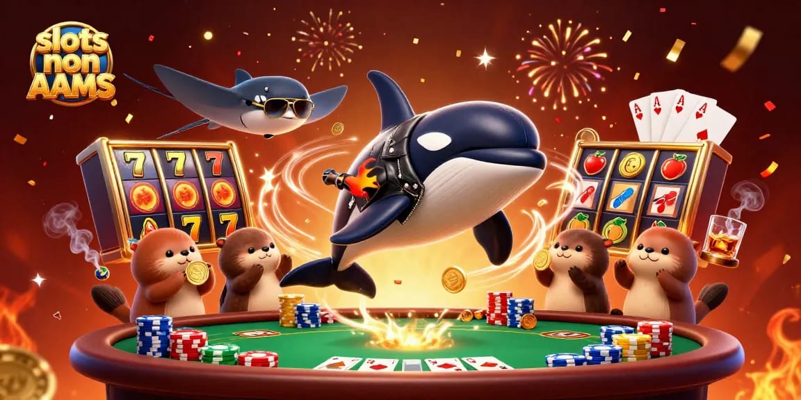 Gioca a slots non AAMS con un’orca e ottrette in uno scenario ricco di vincite e divertimento.