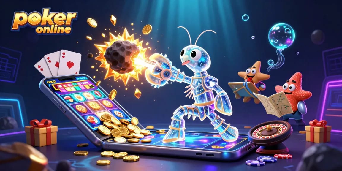 Jouer au poker en ligne avec une illustration 3D captivante de samouraïs et pièces d'or