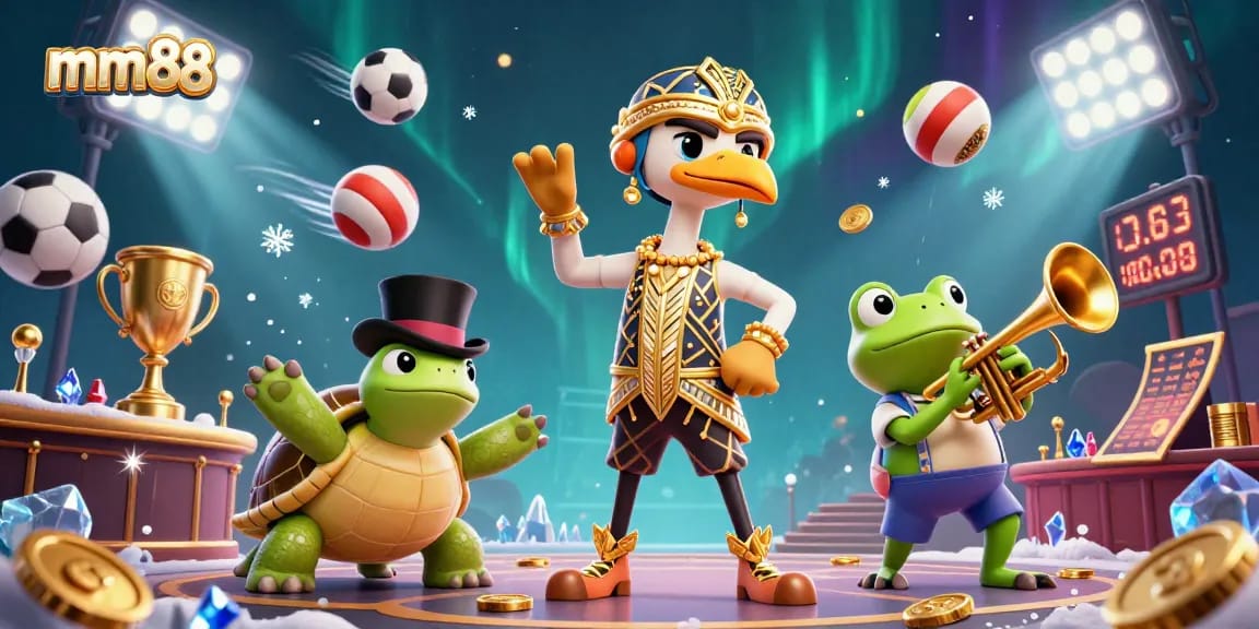 Experience thrilling gaming at mm88 with lively casino characters in an engaging atmosphere.