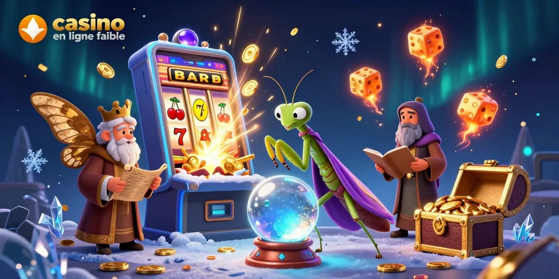 Profitez de jeux sur un casino en ligne fiable avec cette illustration captivante et colorée.