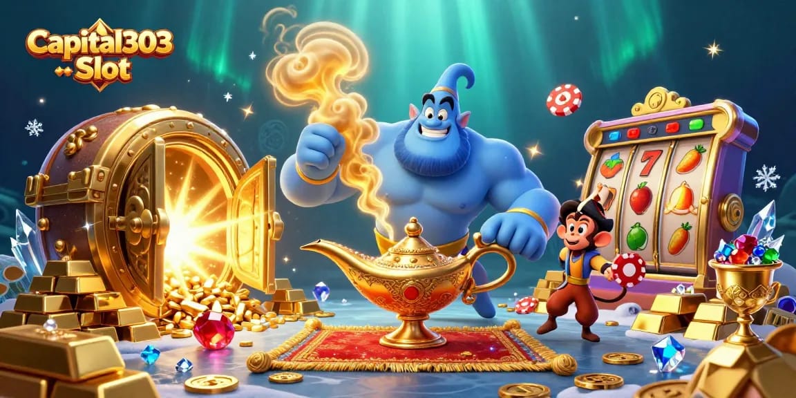 Play exciting Capital303 Slot with abundant treasures and creative casino elements.
