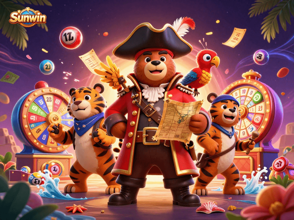 Engage in thrilling games at Sunwin with vibrant lottery balls and colorful prizes!