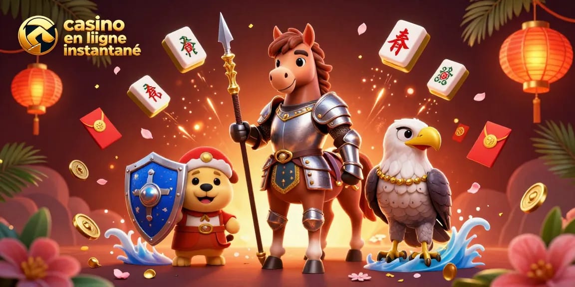 Profitez d'un jeu captivant sur casino en ligne retrait instantané avec cette illustration 3D dynamique.