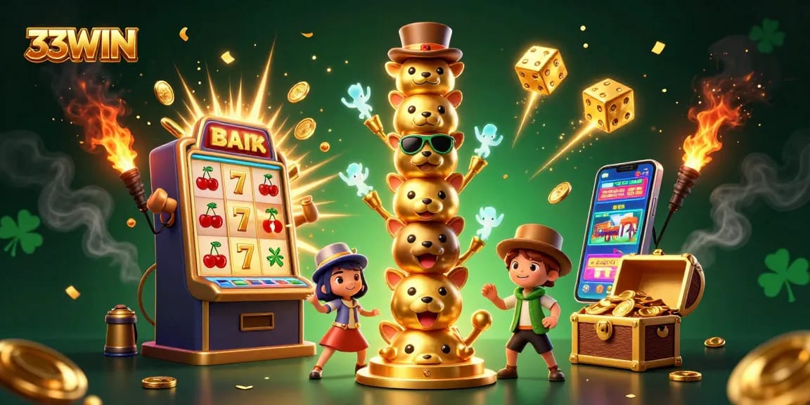 Play slot games at 33WIN and win big with exciting jackpot features.
