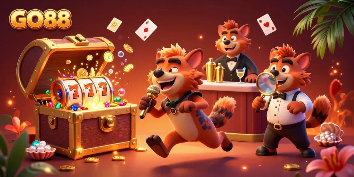 Experience GO88's vibrant casino scene filled with excitement, laughter, and winning opportunities.