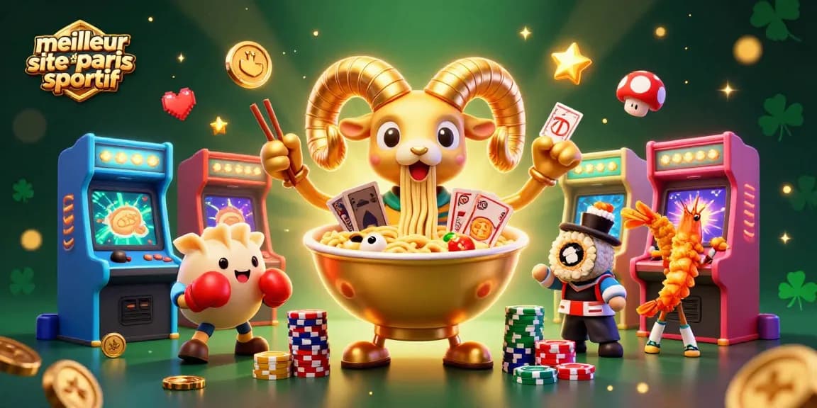 Gagnez gros sur le meilleur site de paris sportif avec des personnages animés et des éléments de jeu captivants.