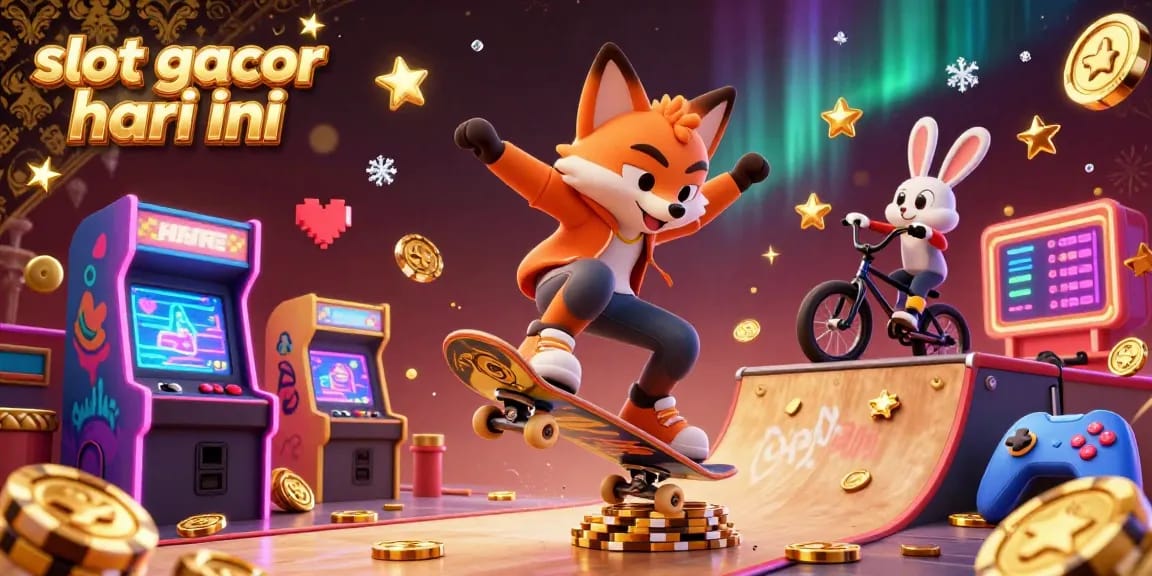 Experience exhilarating gameplay with slot gacor hari ini in a vibrant, animated casino scene.