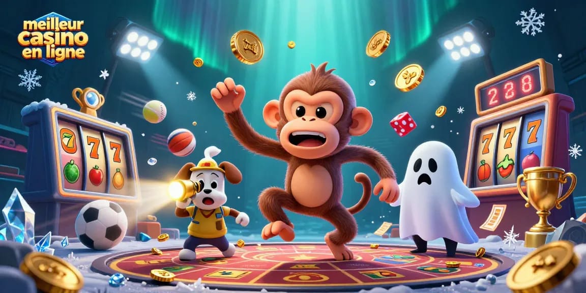 Un poltergeist malicieux et un chiot chasseur de fantômes découvrent le meilleur casino en ligne.