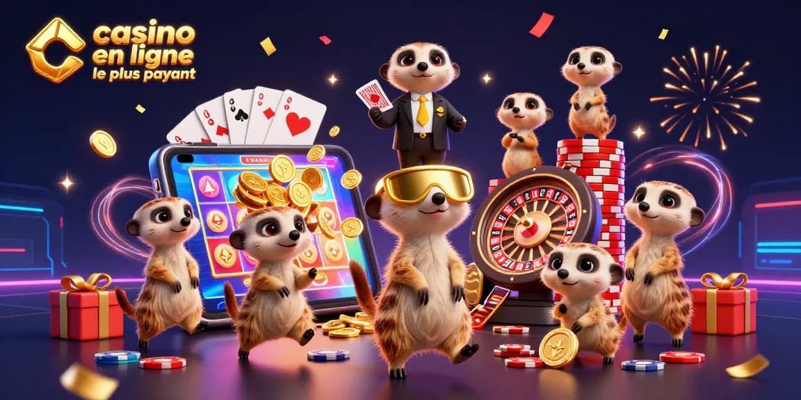 Casino en ligne le plus payant : suricates animés, jeu de casino en action