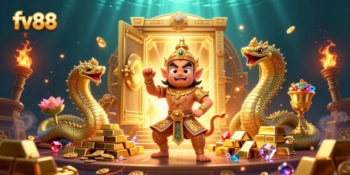 Win big at fv88 with the vibrant 3D casino guardians, treasures, and exciting slots!