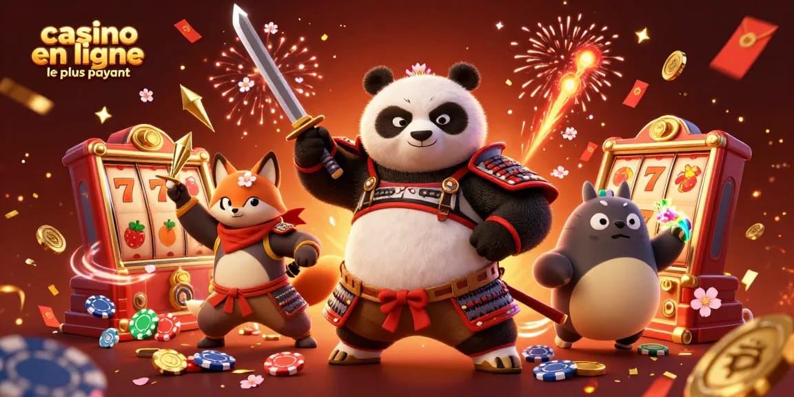 Découvrez le casino en ligne le plus payant avec des personnages 3D dynamiques dans une scène festive.