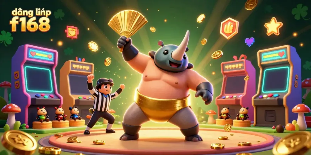 Experience the excitement of đăng nhập f168 with vivid 3D casino action, featuring dynamic characters and game elements.