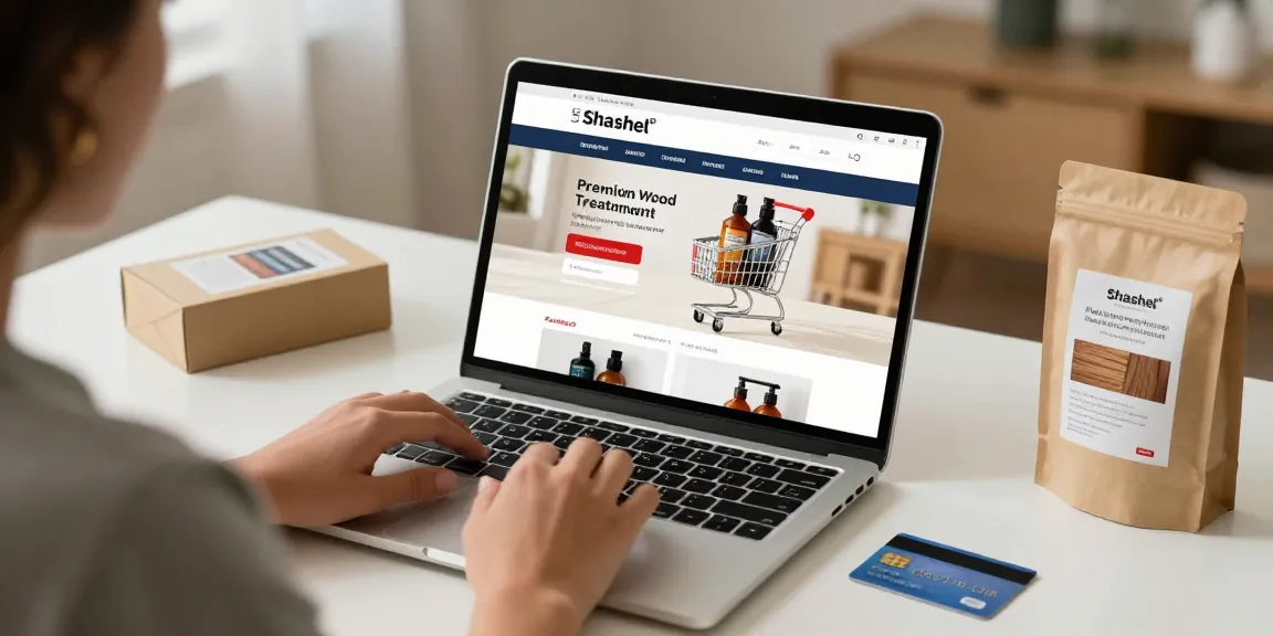 Shashel eco-friendly wood treatments for online shopping and product reviews.