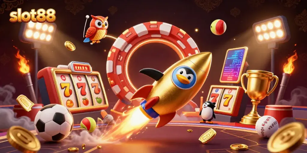 Slot88 menawarkan permainan slot modern yang menarik dengan berbagai simbol dan fitur bonus.
