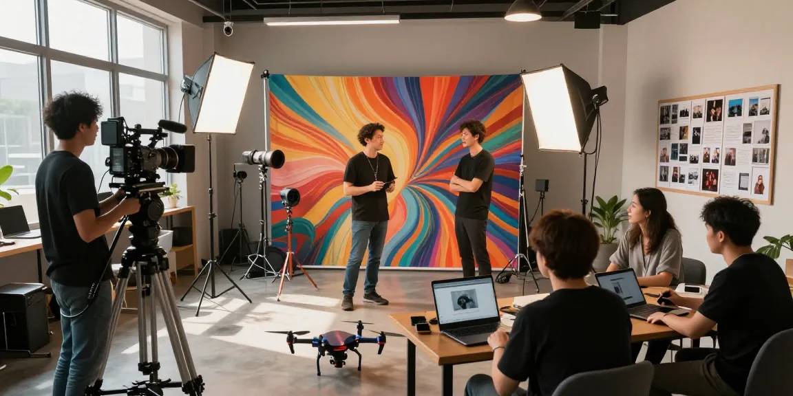 Creative collaboration at Dreambox Studio Sg for video production