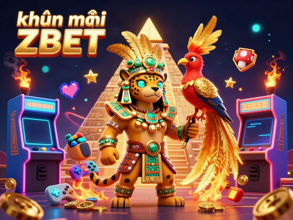 Engage with khuyến mãi ZBET in a dynamic 3D casino digital art, highlighting festive gaming atmosphere.