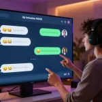 Engaging user experience with ai chat nsfw interactions in a vibrant virtual lounge setting.