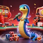 Experience thrilling slot gaming at situs slot with vibrant underwater characters performing live.