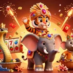 Vivez l'univers du casino en ligne France légal avec une scène colorée illustrant le jeu et la chance.