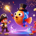 Engage with MM88 COM as spirited underwater characters attract coins and prizes in an energetic casino scene.