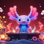 Xim invites players to enjoy an electrifying underwater casino party with colorful characters and vibrant game elements.