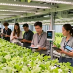 CIKA4D slot integrated into modern indoor agriculture facility showcasing innovative grow systems and professional teamwork.
