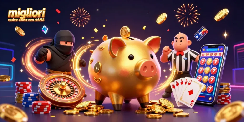 I migliori casino online non AAMS offrono controllo e divertimento. Gioca ora e vinci!
