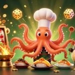 Experience thrilling Game Slot action with a colorful slot machine and whimsical characters.