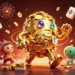 Gagnez avec le casino en ligne le plus payant grâce à une illustration dynamique de jeux de chance.
