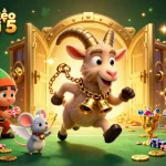 Engaging sports betting scene featuring a tỷ lệ kèo nhà cái 5 with whimsical characters in a dynamic 3D illustration.