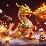 Jouez à casino en ligne retrait instantané avec ce dragon mécanique doré et ingénieux.