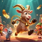 casino en ligne retrait instantané dans une illustration festive de casino avec un Krampus et des gremlins volants